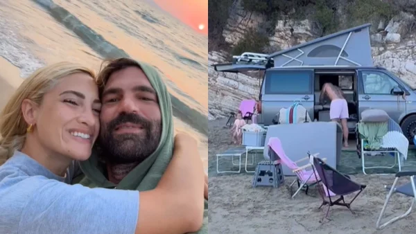 Ιωάννα Τούνη: Κοιμούνται πάνω σε βανάκι - Για κάμπινγκ σε απόμερη παραλία με τον Δημήτρη Αλεξάνδρου και τον μικρό Πάρη