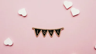 Πανό που γράφει αγάπη