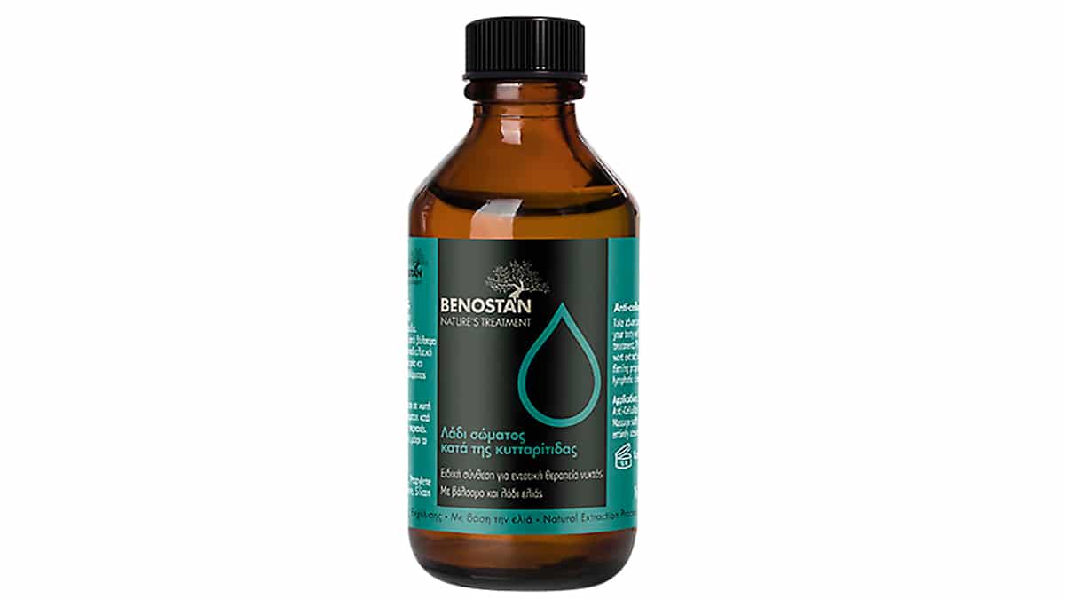 Λάδι σώματος κατά της κυτταρίτιδας, Nature's Treatment, Benostan (στα Φαρμακεία)