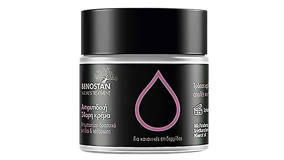 24ωρη αντιρυτιδική κρέμα προσώπου, Nature's Treatment, Benostan, €25,50 (στα Φαρμακεία)