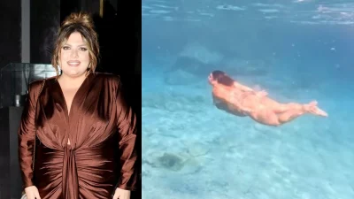 Δανάη Μπάρκα: Το παραμυθένιο βίντεο από τις βουτιές της - Τα υποβρύχια πλάνα