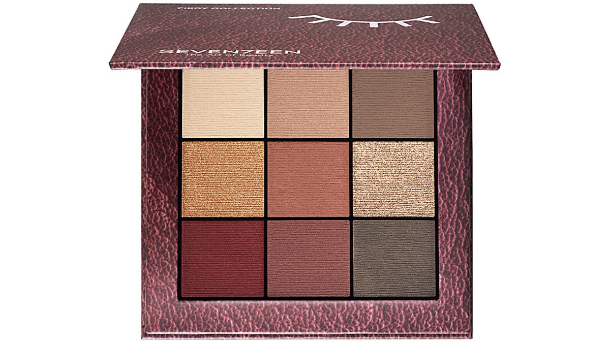 Limited edition παλέτα σκιών, Fiery Collection Palette, Seventeen