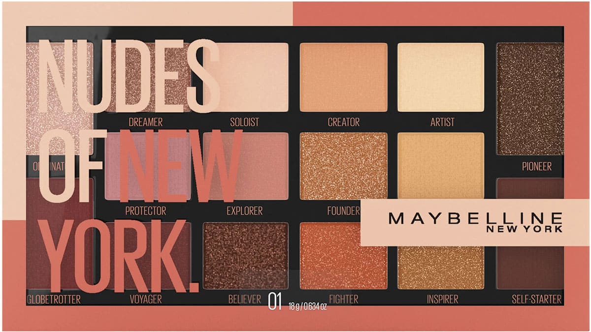 Παλέτα σκιών, Nudes Of New York, Maybelline New York