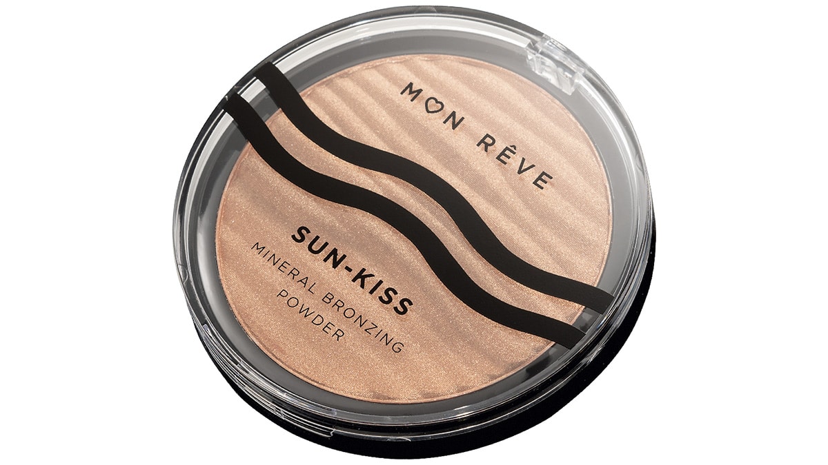 Μπρονζέ πούδρα για ηλιοκαμένη επιδερμίδα, Sun-Kiss Shimmer, Mineral Bronzing Powder, Mon Rêve