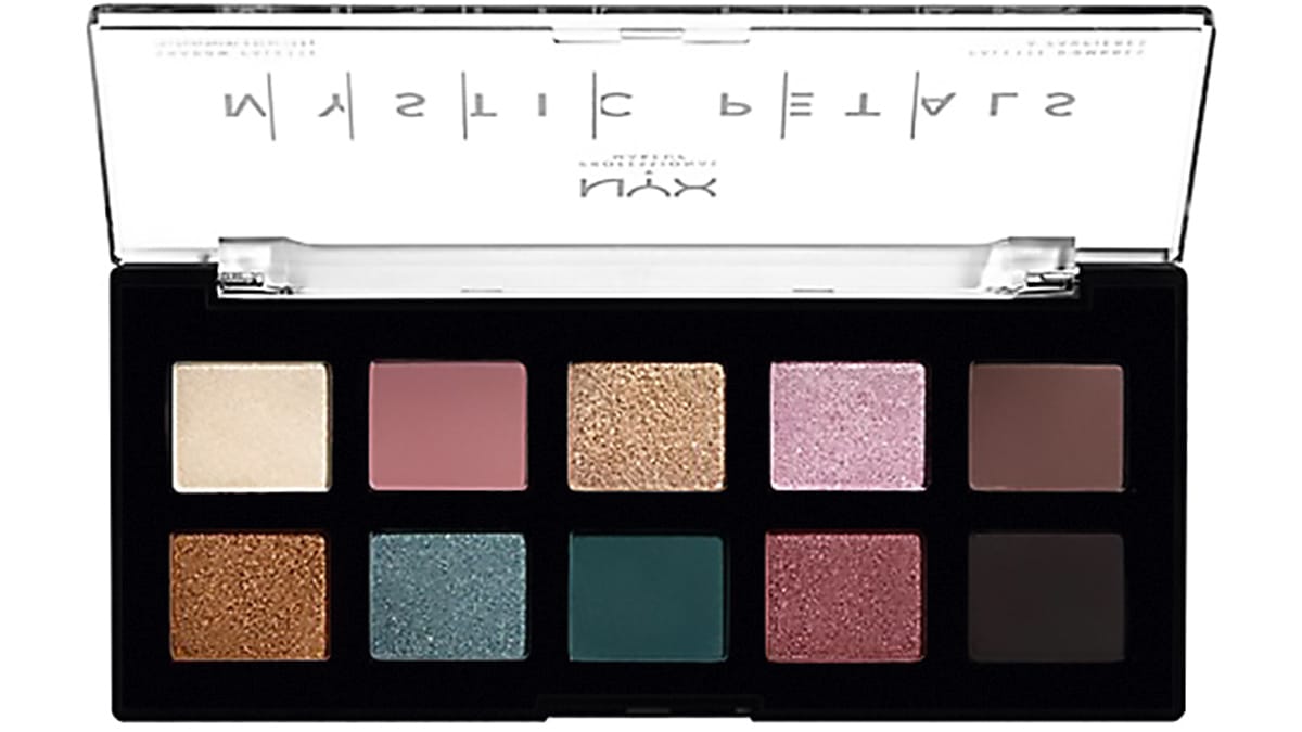 Παλέτα σκιών, Mystic Petals Shadow Palette, Dark Mystic, Nyx professional makeup