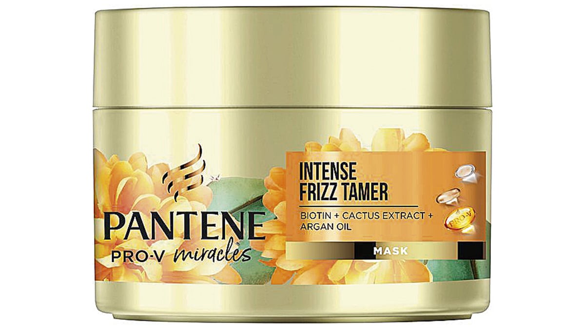 Μάσκα μαλλιών κατά του φριζαρίσματος, Miracles, Intense Frizz Tamer, Pantene Pro-V
