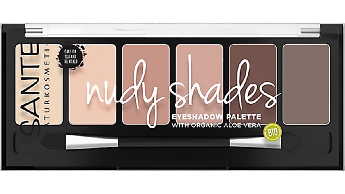 Παλέτα σκιών, Nudy Shades, Eyeshadow Palette with organic Aloe Vera, Sante Naturkosmetik (bioleon.gr)