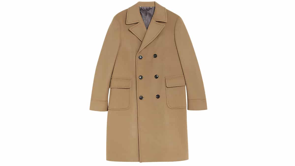 Πανωφόρι ιταλικής σχεδίασης με κασμίρ και μαλλί, JAEGER, Marks & Spencer, €499,99, www.marksandspencer.gr