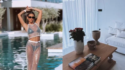 Αθηνά Οικονομάκου: Πόσο κοστίζει ένα βράδυ τον Αύγουστο στο ξενοδοχείο που μένει στην Κρήτη - Η σουίτα με την ιδιωτική πισίνα, το spa και το γυμναστήριο