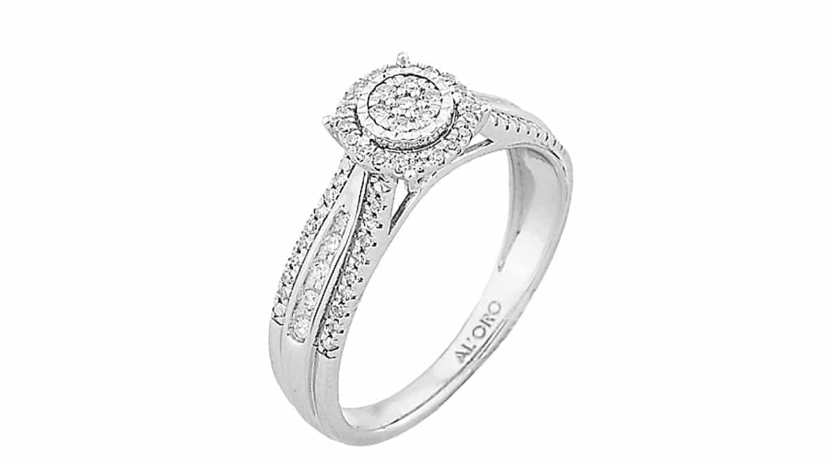 Μονόπετρο δαχτυλίδι από λευκόχρυσο 18Κ και διαμάντι, €736,71, Diamond Jools - www.diamondjools.gr