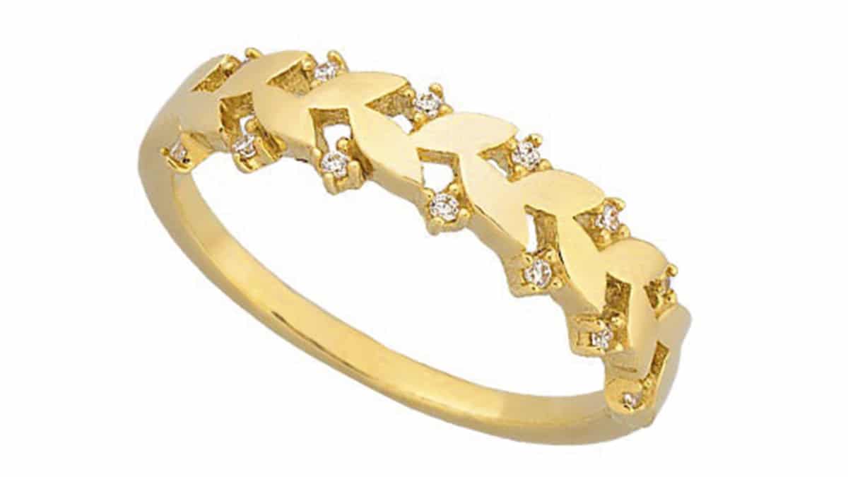 Δαχτυλίδι από χρυσό με ζιργκόν, Al'oro Jewellery, www.aloro.gr