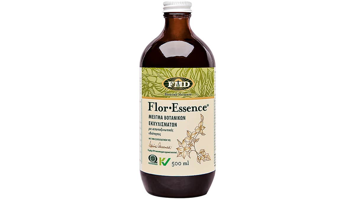 Μείγμα βοτανικών εκχυλισμάτων με αποτοξινωτικές ιδιότητες, Flora, Flor•Essence, MedMelon (στα Φαρμακεία, medmelon.gr)
