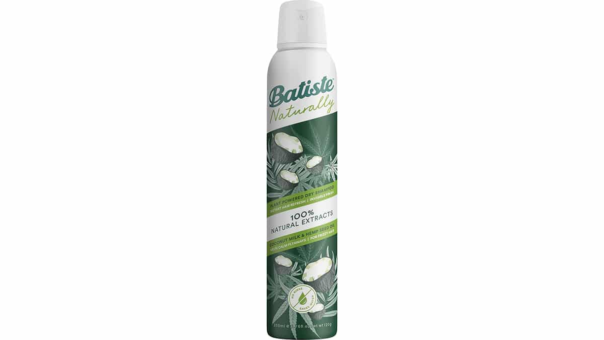 Ξηρό σαμπουάν, Naturally, Coconut Milk & Hemp Seed Oil, Plant Powered Dry Shampoo, Batiste, €6,70