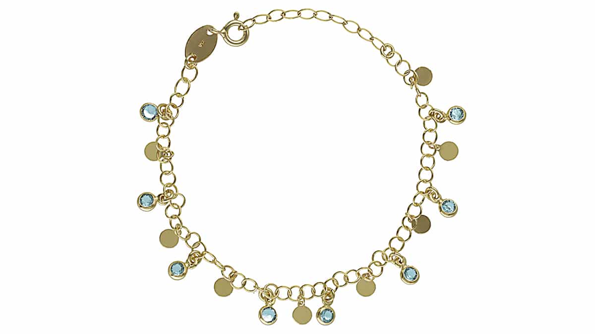 BΡΑΧΙΟΛΙ ΑΠΟ ΕΠΙΧΡΥΣΩΜΕΝΟ ΑΣΗΜΙ, €65, ΜY PEARLS' STORIES, MYPEARLSSTORIES.COM