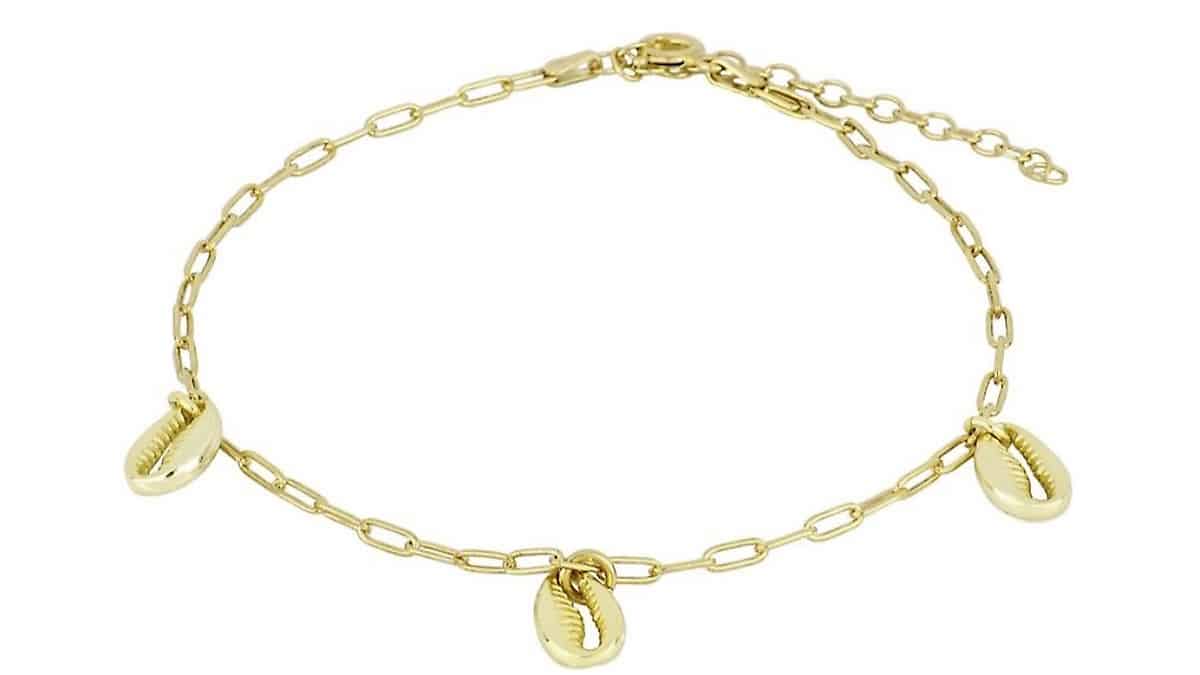 Bραχιόλι ποδιού, €32, Μy Pearls' Stories, mypearlsstories.com