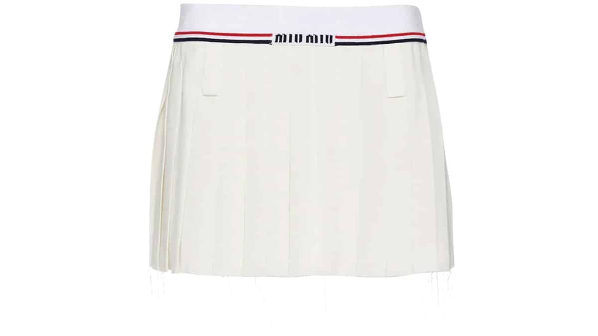 Mini φούστα, Miu Miu, farfetch.com
