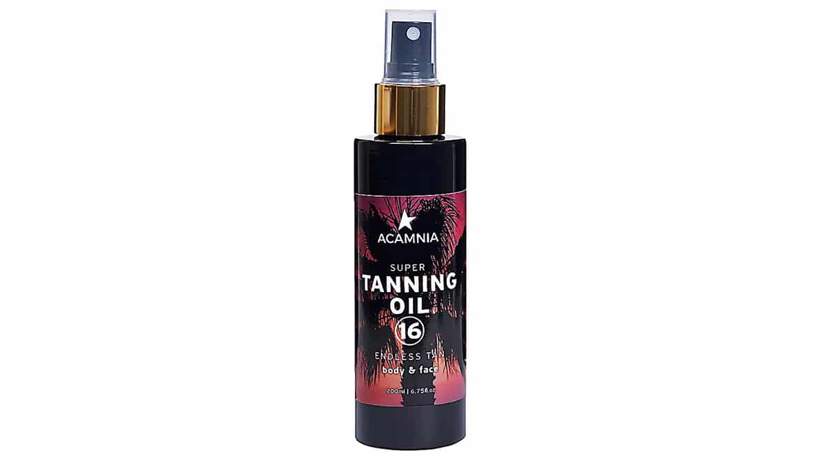 Φυτικό έλαιο μαυρίσματος, Tanning Oil 16, Endless Tan, Body & Face, Acamnia (σε επιλεγμένα φαρμακεία και σημεία πώλησης & στο acamnia.com)