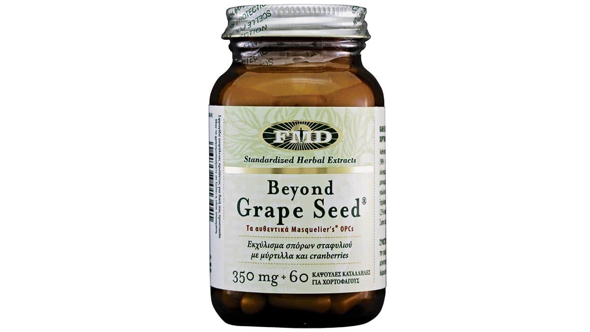 Αντιοξειδωτικό συμπλήρωμα διατροφής, που μεταξύ άλλων, προλαμβάνει τα σημάδια του χρόνου, Flora, Beyond Grape Seed, MedMelon (στα Φαρμακεία, medmelon.gr)
