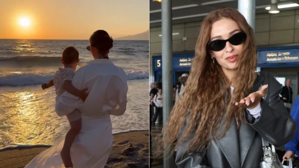 Ελένη Φουρέιρα: Το βίντεο που δημοσίευσε με τρυφερές στιγμές αγκαλιά με το γιο της στην Κρήτη