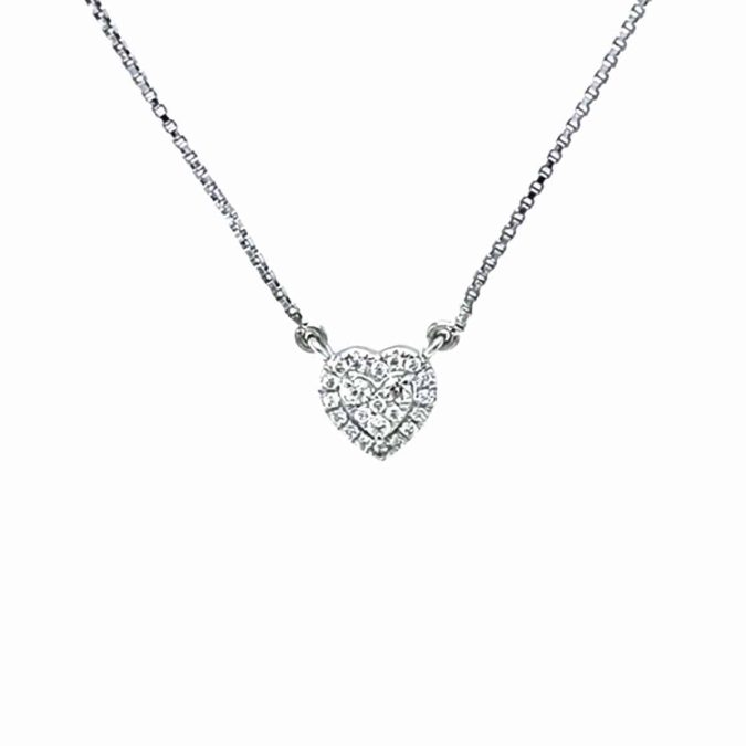 Μενταγιόν από λευκόχρυσο Κ18, DIAMONDJOOLS, www.diamondjools.gr