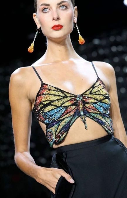 Μπλούζα πεταλούδα