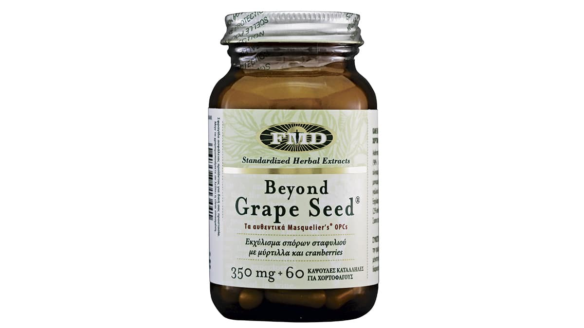 Αντιοξειδωτικό συμπλήρωμα διατροφής, που μεταξύ άλλων, προλαμβάνει τα σημάδια του χρόνου, Flora, Beyond Grape Seed, MedMelon (στα Φαρμακεία, medmelon.gr)
