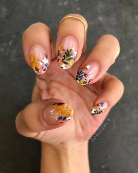 Floral Nails
