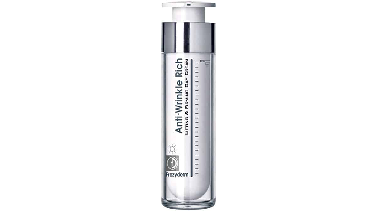 Αντιρυτιδική κρέμα προσώπου, Anti-Wrinkle Rich, Lifting & Firming Day Cream, Frezyderm, €37,30 (στα Φαρμακεία)