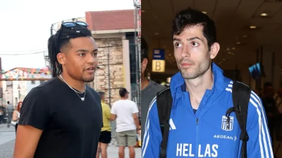 Τεντόγλου & Καραλής: Το δείπνο σε μισελενάτο εστιατόριο στην Γαλλία και οι σαμπάνιες για χάρη τους - Με κίτρινο κοντομάνικο μπλουζάκι ο Μίλτος