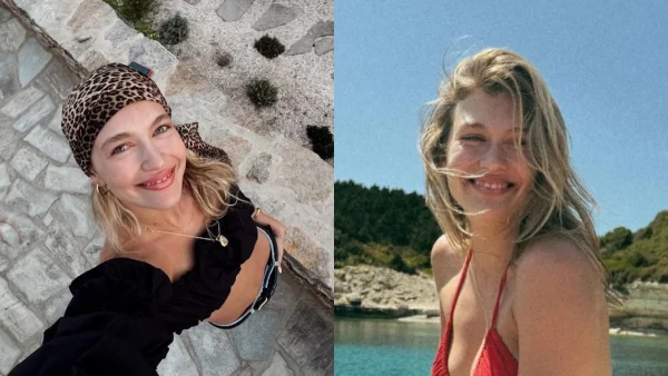 Κλέλια Ανδριολάτου: Με πολύχρωμα μπικίνι και μαντήλια στα μαλλιά - Φωτογραφίες από το τουρ της στα ελληνικά νησιά