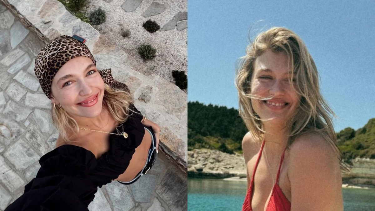 Κλέλια Ανδριολάτου: Με πολύχρωμα μπικίνι και μαντήλια στα μαλλιά - Φωτογραφίες από το τουρ της στα ελληνικά νησιά