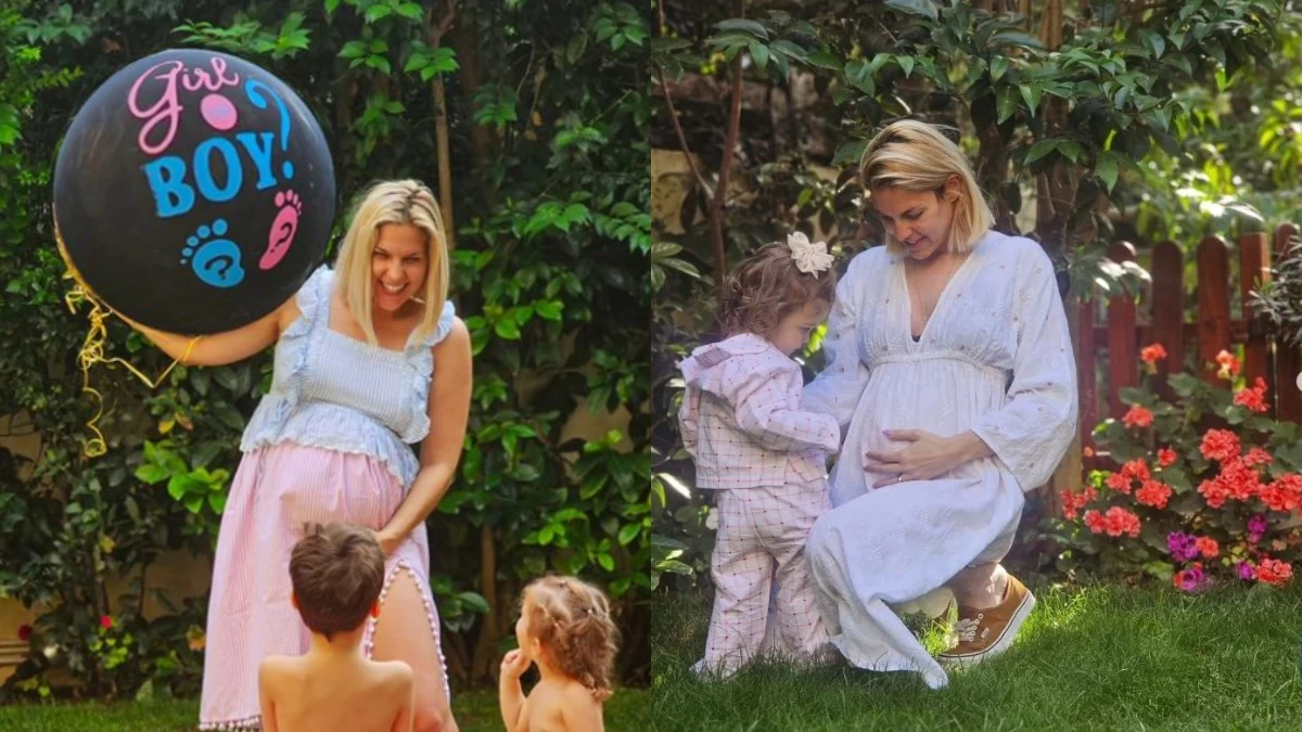 Μαντώ Γαστεράτου: Αποκάλυψε το φύλο του μωρού που περιμένει - Το gender reavel μαζί με τα παιδιά της