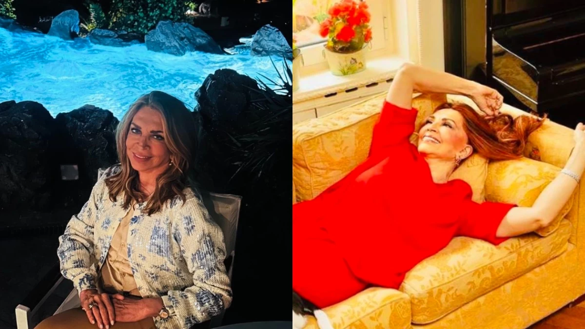 Μιμή Ντενίση: Με πισίνα τεραστίων διαστάσεων, κιόσκι στον κήπο και «πνιγμένο» στα φυτά - Το εξοχικό της στον Θεολόγο