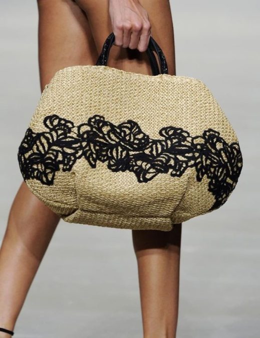 Τσάντα από ψάθα