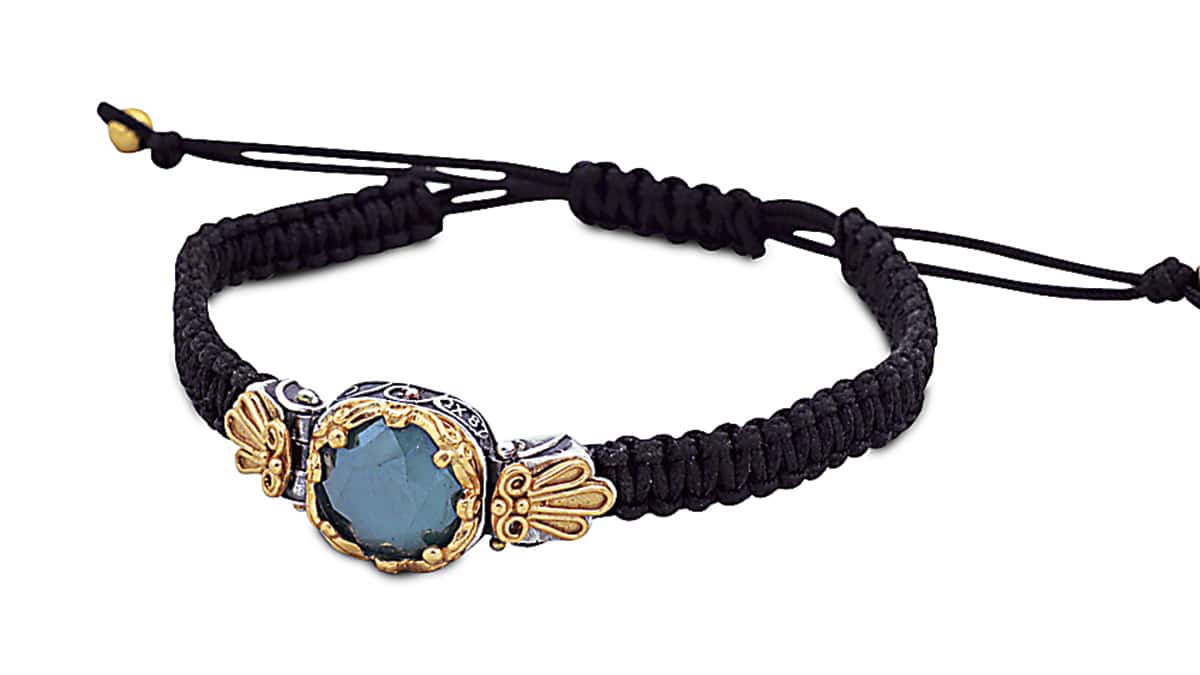 Βραχιόλι µακραµέ µε swarovski πέτρα, €119, Dimitrios Exclusive