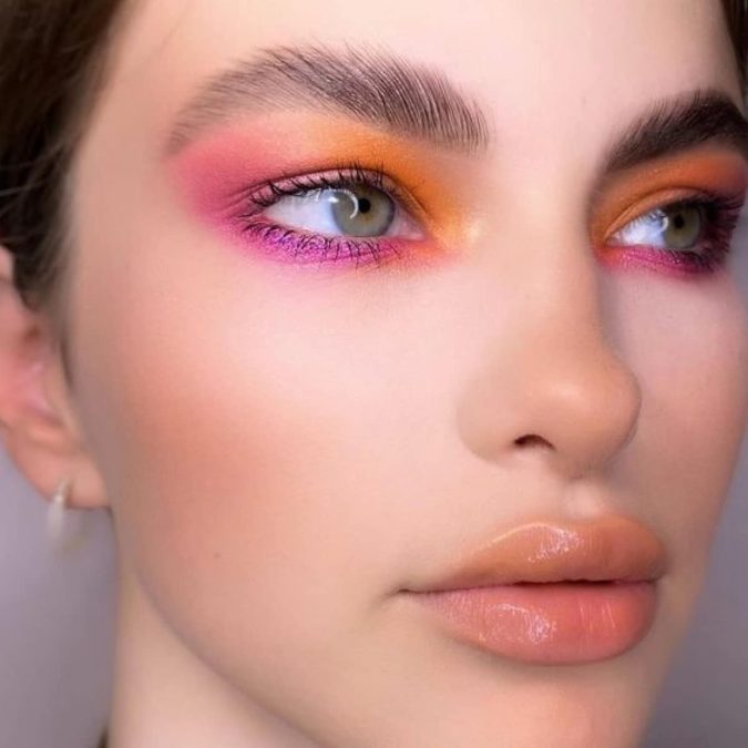 sunset makeup