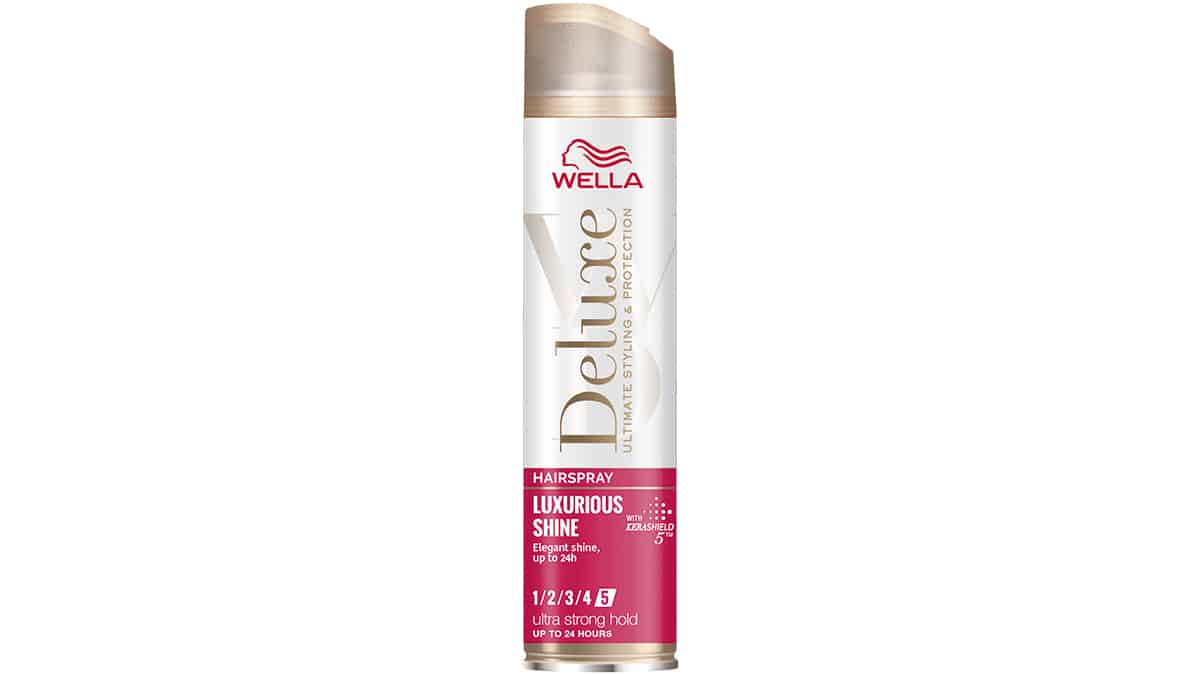 Σπρέι µαλλιών για λάµψη, Deluxe, Hairspray Luxurious Shine, Wella, €5,99