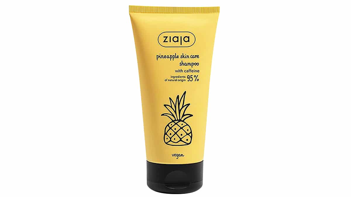 Σαμπουάν, Pineapple Skin Care Shampoo with Caffeine, Ziaja (σε καταστήματα καλλυντικών, ινστιτούτα αισθητικής & φαρμακεία, Ziaja Greece)