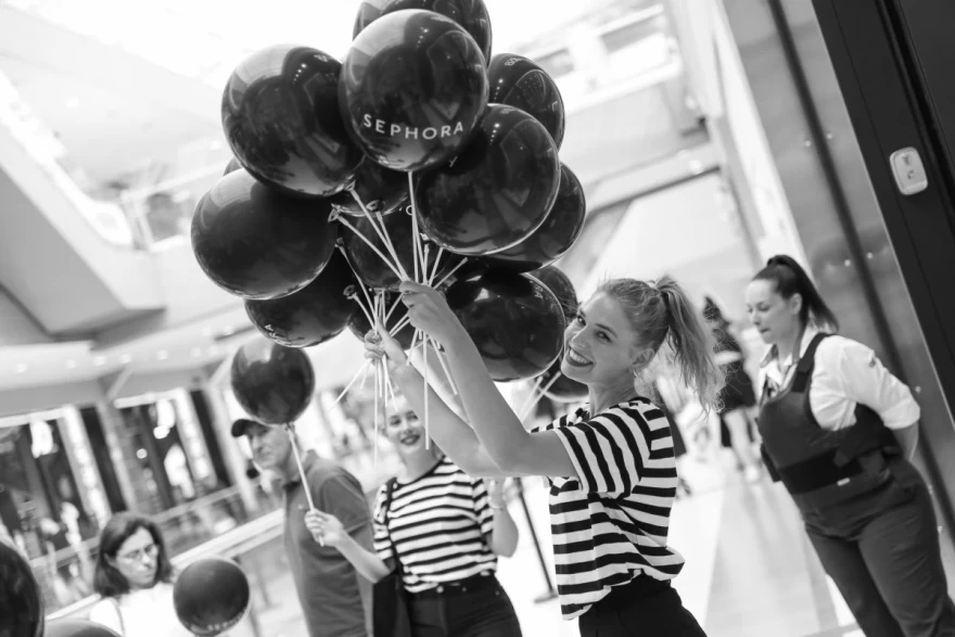 sephora the mall athens νέο κατάστημα πάρτυ