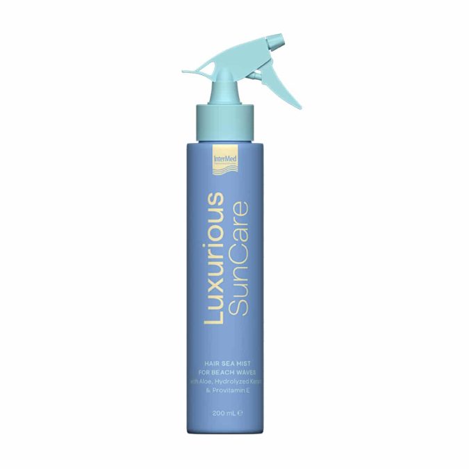 Sea Mist για κυματιστά μαλλιά, Luxurious, SunCare, Hair Sea Mist, InterMed (σε φαρμακεία & σε επιλεγμένα καταστήματα λιανικής από την InterMed)