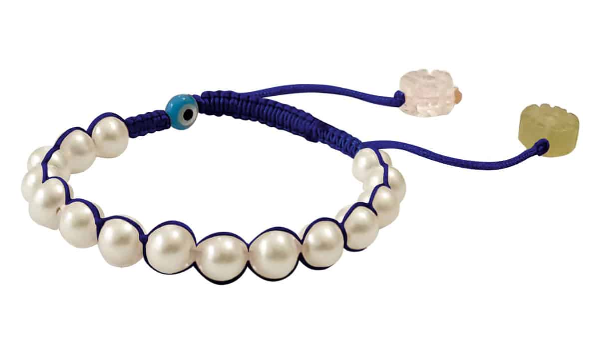 Παιδικό βραχίολι Shambhala με μαργαριτάρια Ακόγια Ιαπωνίας, Pearls Center, pearlscenter.gr