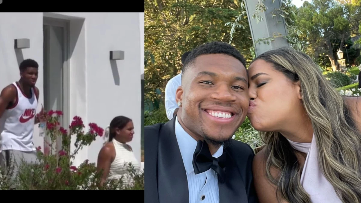 Γιάννης Αντετοκούνμπο: Στη Μύκονο με τη Μαράια μετά τον γάμο τους - Οι βόλτες στα σοκάκια με φιλικό ζευγάρι