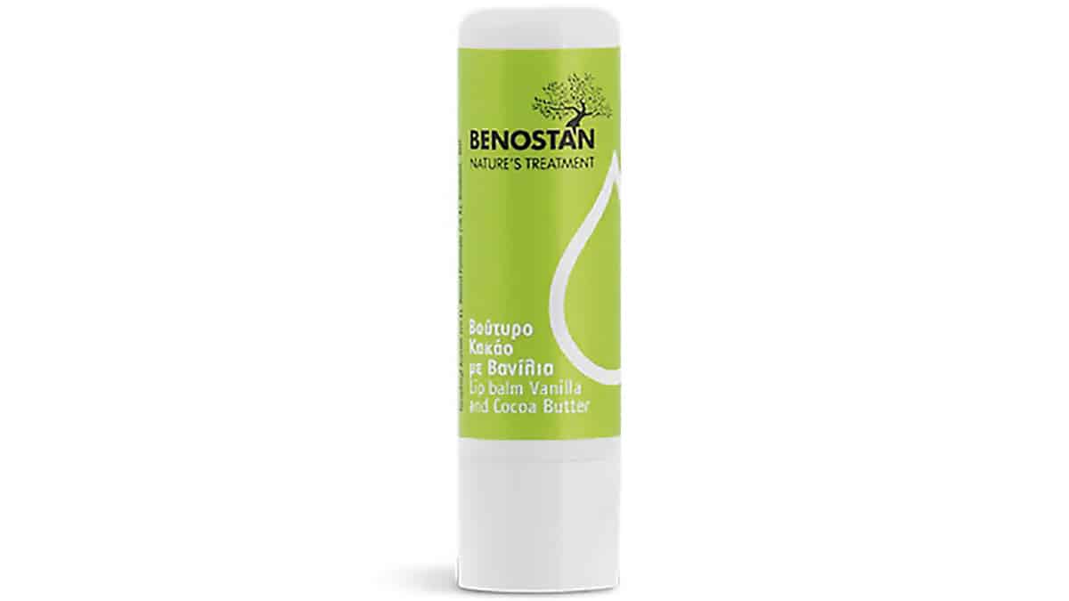 Lip balm, Βούτυρο Κακάο, Nature's Treatment, Benostan, €4,90 (στα Φαρμακεία)