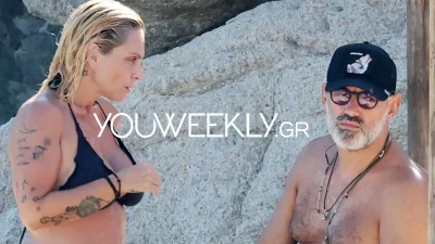 Ελεωνόρα Ζουγανέλη - Νίκος Συρίγος: Παπαράτσι τους τσάκωσαν σε παραλία της Μυκόνου - Εντυπωσίασε το μαύρο μπικίνι της τραγουδίστριας