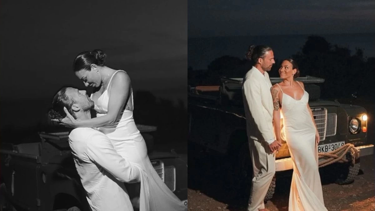 Ευρυδίκη Βαλαβάνη - Γρηγόρης Μόργκαν: Αυτοί είναι οι κουμπάροι τους - Αδημοσίευτη φωτογραφία από το γάμο