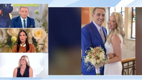 Ιορδάνης Χασαπόπουλος: «Φτάνει! Δεν έχει κάτι άλλο να πούμε;» - Φανερά αμήχανος στα σχόλια της Ανθής Βούλγαρη για τον γάμο του