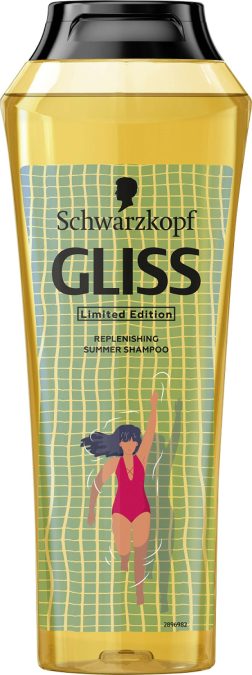Limited edition σαμπουάν επανόρθωσης, Replenishing Summer Shampoo, Gliss