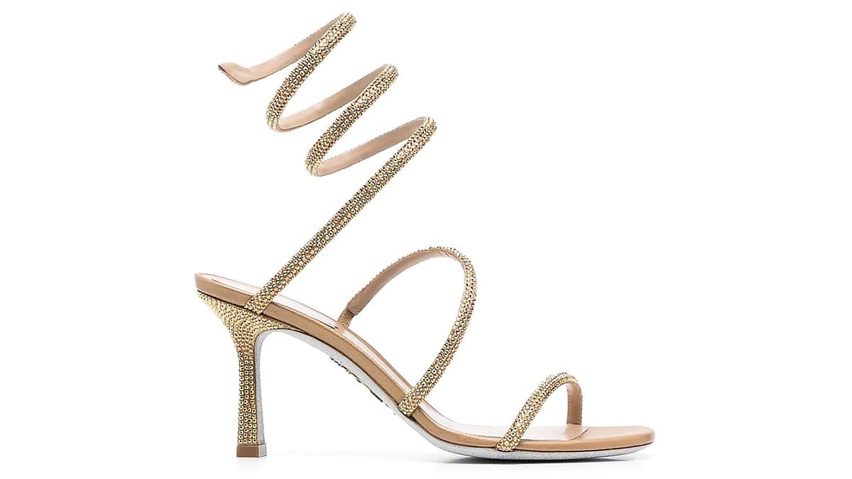 Lace-up πέδιλα, René Caovilla, net-a-porter.com