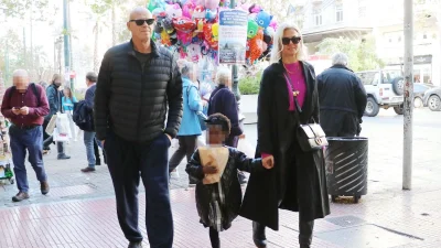 Χριστίνα Κοντοβά - Τζώνη Καλημέρης: Πήγαν την Άντα μαζί στο σχολείο - Οι τρυφερές οικογενειακές φωτογραφίες