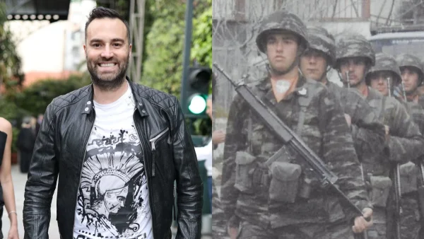 Κώστας Φραγκολιάς – Σπάνιες φωτογραφίες από τον στρατό: «Πολλά τα μέρη που είδα και έζησα»